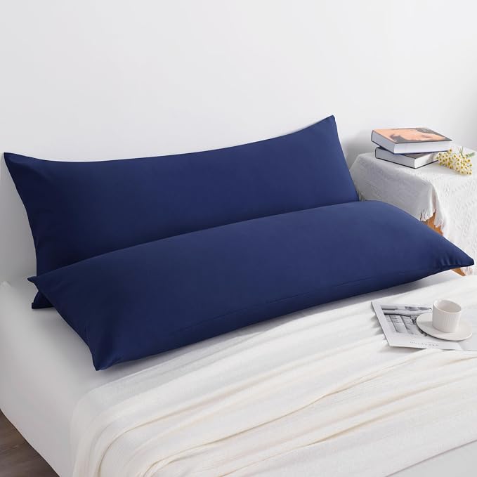 NTBAY Body Pillow Cases Set of 2, 2 Pack Brushed Microfiber 20x54 Pillow Cases - Image 5
