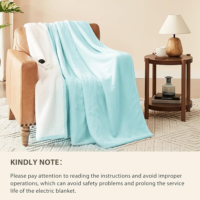 Homemate Electric Heated Blanket Queen Size - Image 6