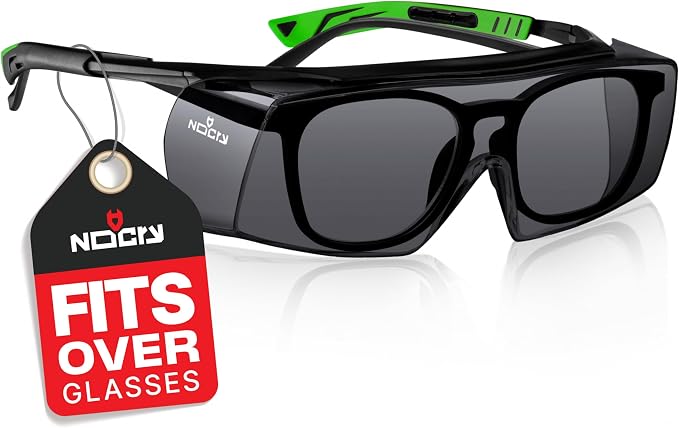 NoCry Tinted Safety Glasses Over Eyeglasses by NoCry