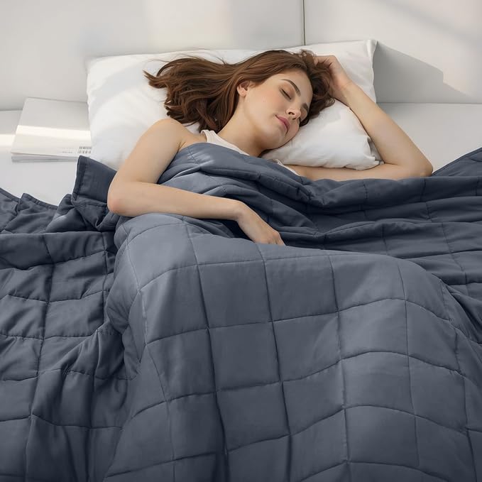 Weighted Idea Cooling Weighted Blanket Queen Size 25lbs by Weighted+Idea
