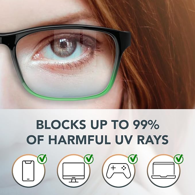 Stylish Blue Light Blocking Glasses - Image 2