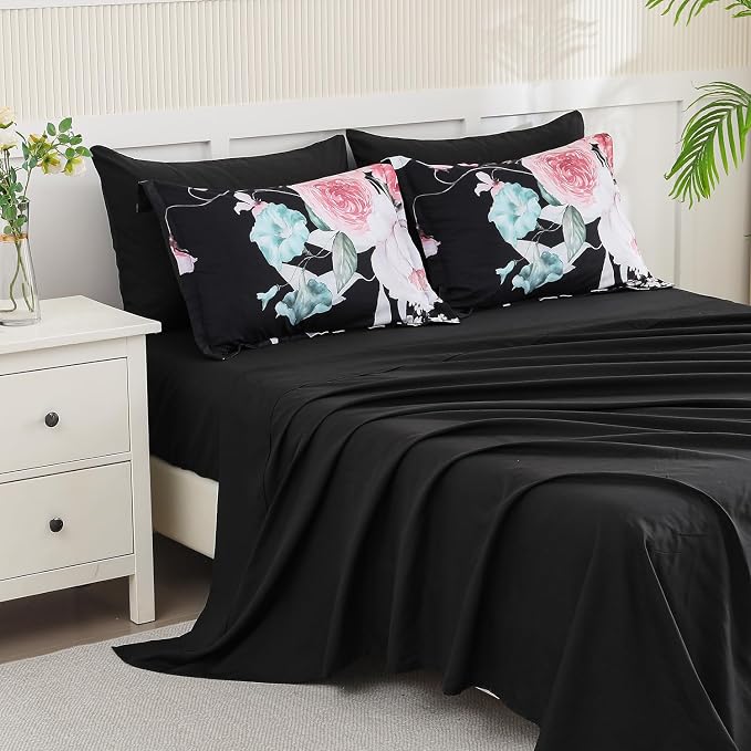 Yogeneg Queen Comforter Set 7 Piece Bed in a Bag, Soft Microfiber Comforter - Image 4