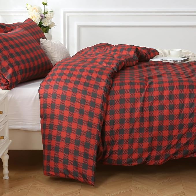 MUXHOMO Duvet Cover Queen Size Floral Duvet Cover Set - Image 3