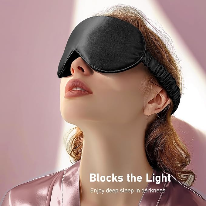 LitBear 100% 22 Momme Mulberry Silk Sleep Mask - Image 4