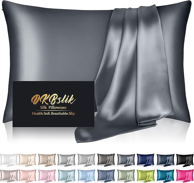 Mulberry Silk Pillow Cases King Size, Silk Pillowcase by HOME