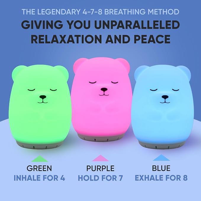 Mindfulness 'Breathing Bear' | 4-7-8 Guided Visual Meditation Breathing Light | - Image 3