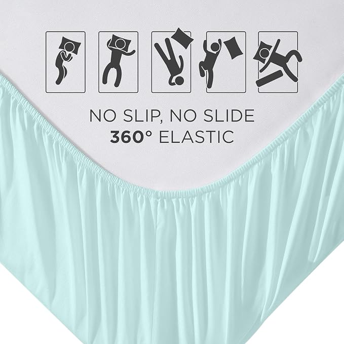 Royale Linens Fitted Sheet Twin XL - Image 5