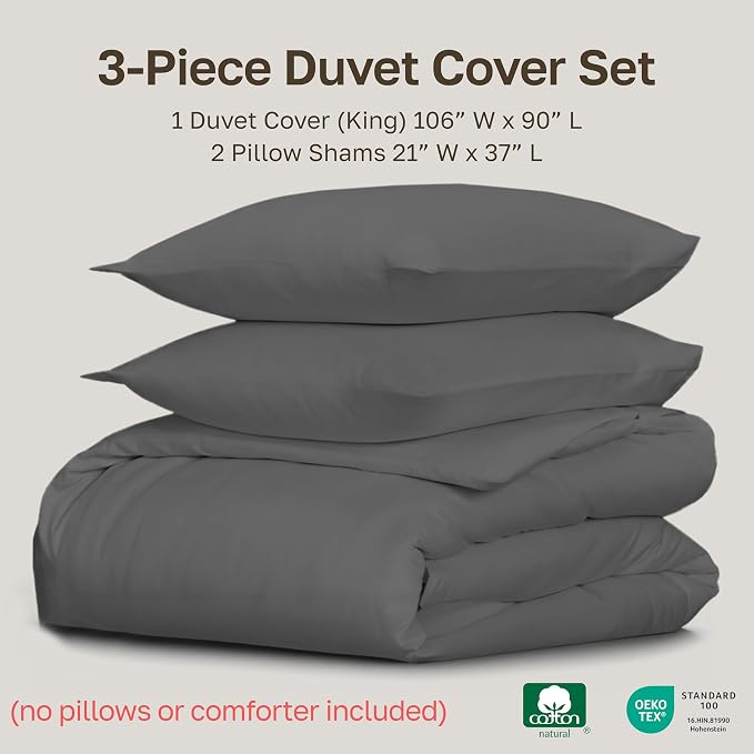 California Design Den 3 Pc Duvet Cover Set King - Image 5