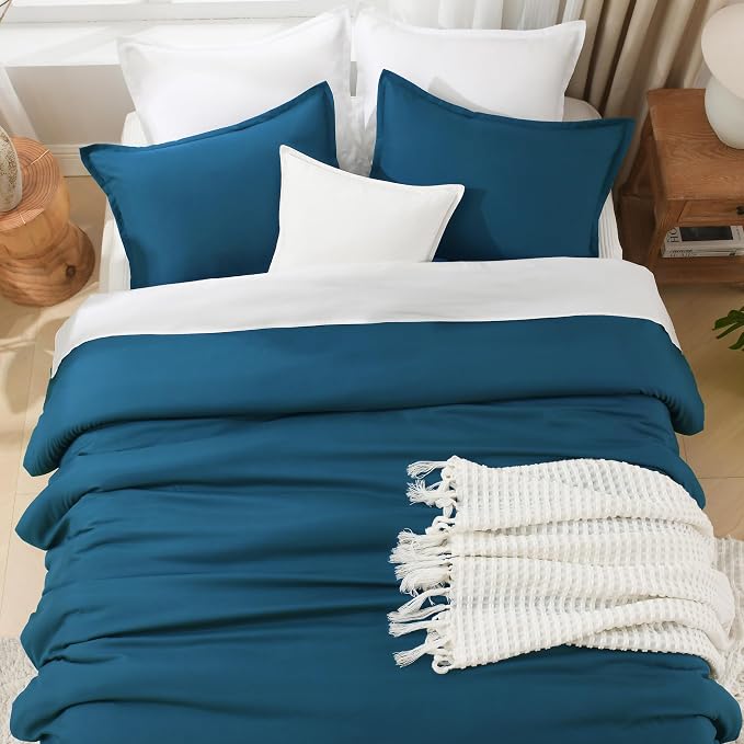Litanika Teal Comforter California King Size, 3 Pieces Cal King Turquoise - Image 8