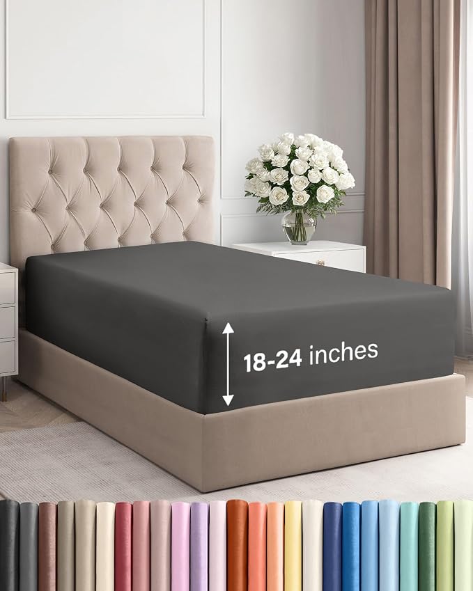 Extra Deep Twin Fitted Sheet by CGKUnlimited