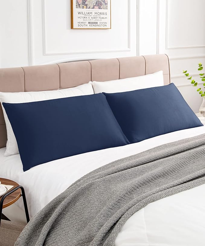 Warmstar Cotton Pillow Cases Standard Size Set of 2, 600 Thread Count - Image 2