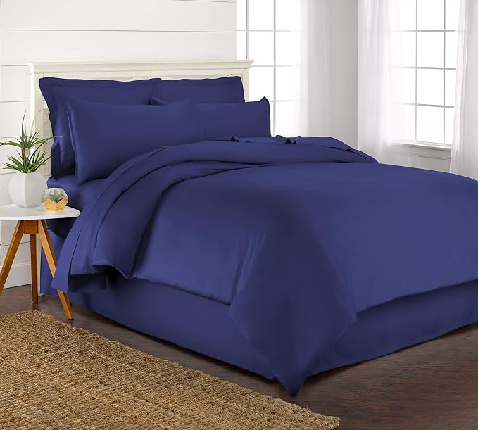 Queen Duvet Cover by Pure Bamboo, 3 Piece Set, Genuine 100% Organic Viscose by PureBamboo