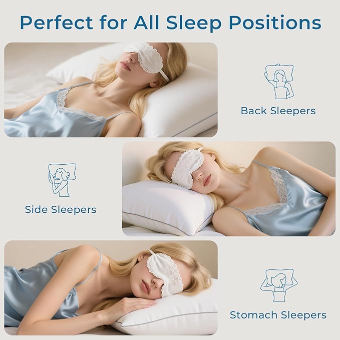 Sasttie Pillows Queen Size Set of 2, Bed Pillows - Image 5