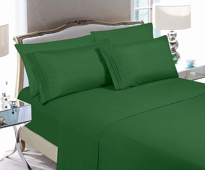 Elegant Comfort Luxury Soft Bed Sheets 1500 Premium Hotel Quality Microfiber - Image 2