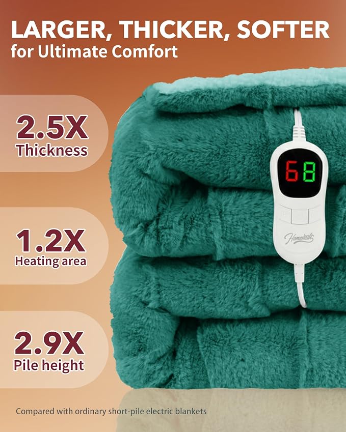 Homemate Heated Blanket Electric Throw - Image 3