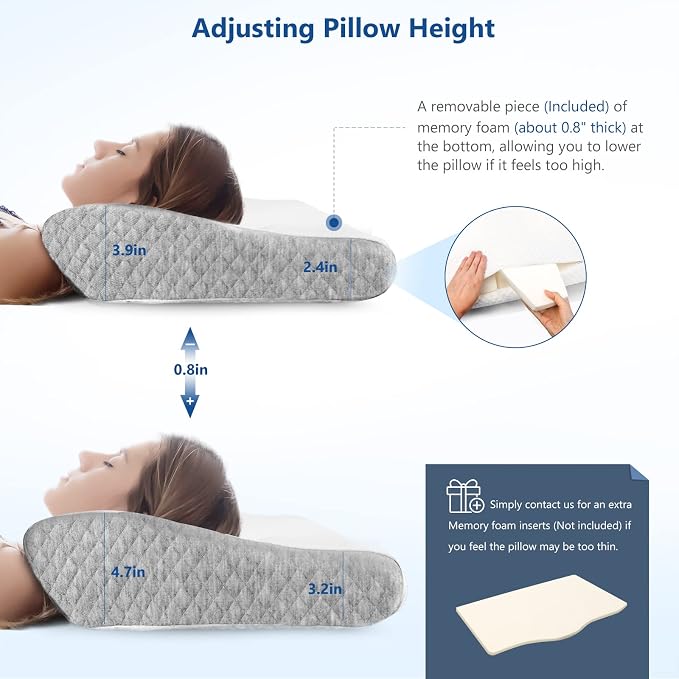 ZAMAT Contour Memory Foam Pillow - Image 4
