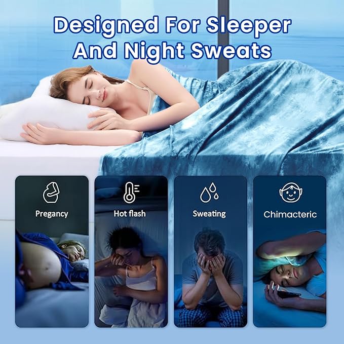 Topcee Cooling Blankets for Hot Sleepers, Arc-Chill Q-Max >0.5 Cool Fiber - Image 5