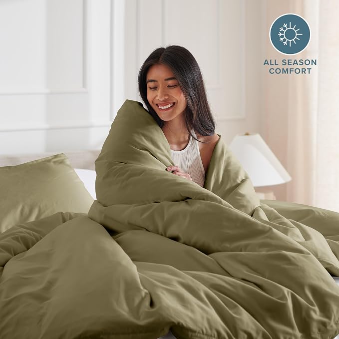 Bare Home Bedding Duvet Cover California King Size - Image 3