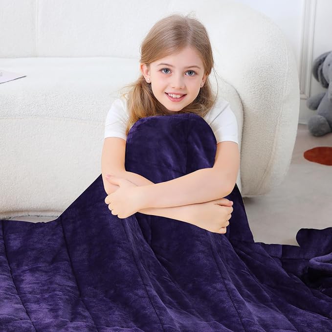 Aemicion Weighted Blanket, Cozy Warm Sherpa Fleece Heavy Blanket Weighted Twin - Image 6