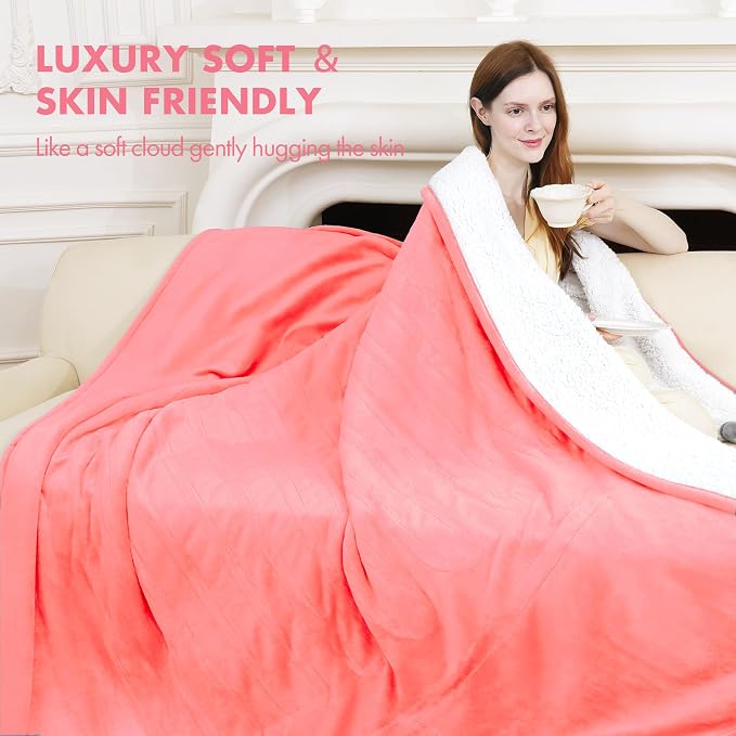 Electric Heated Blanket Twin 62" x 84" - Image 4