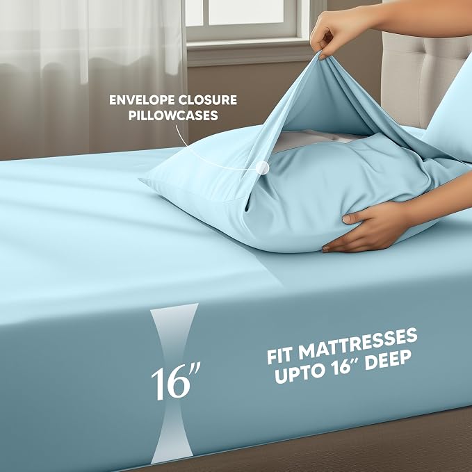 Utopia Bedding Twin Sheet Set – 3 Piece Bed Sheets - Image 4