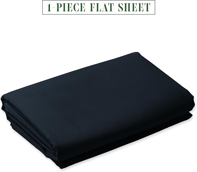 Luxury Flat Sheet on Amazon Elegant Comfort Wrinkle-Free 1500 Premier Hotel - Image 2