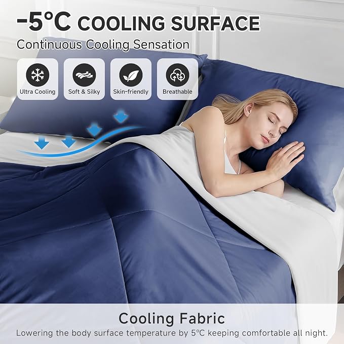 HOMFINE Cooling Comforter for Hot Sleepers - Image 2