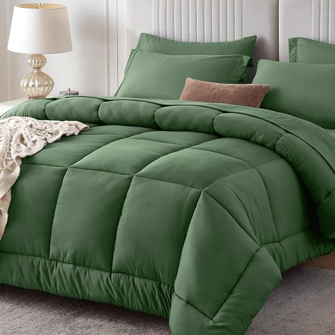Sasttie Twin XL Comforter Set, 5 Pieces Twin XL Bed in a Bag, Complete Bedding by SASTTIE