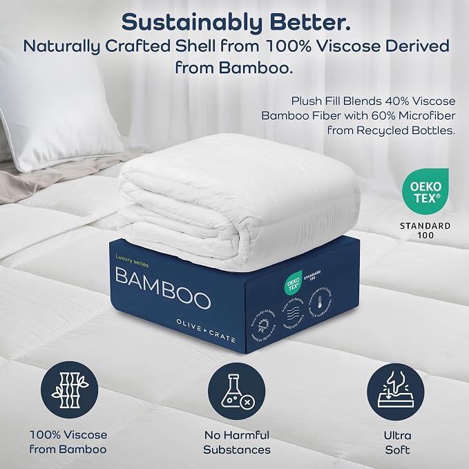 Olive + Crate Cooling Down Alternative Comforter - Image 3
