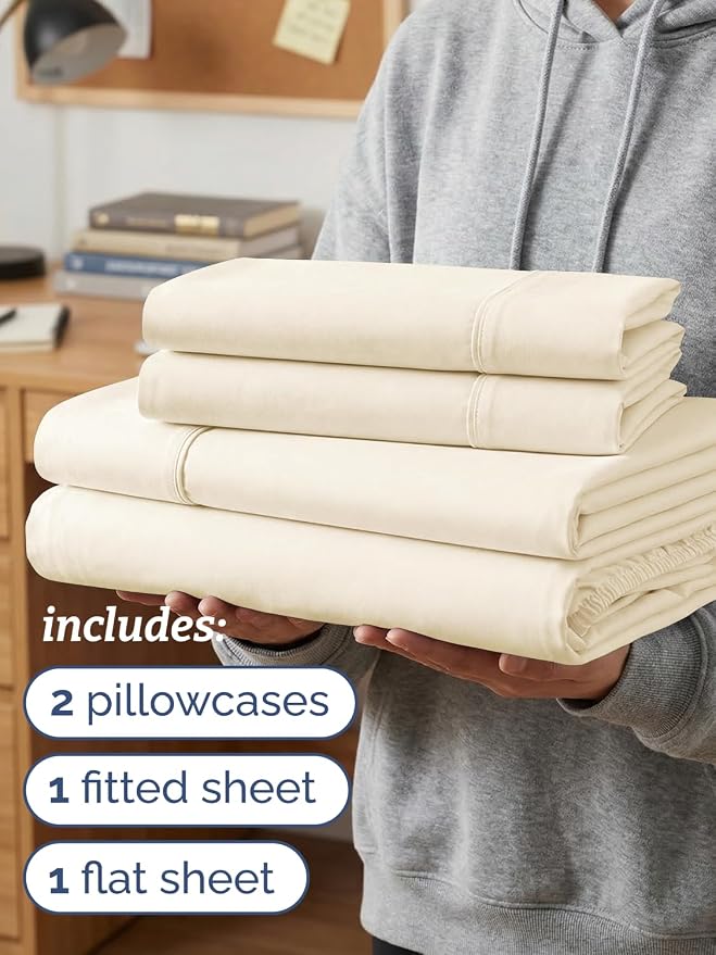 Twin XL 4 Piece Sheet Set - Image 3