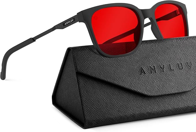 ANYLUV Blue Light Glasses for Men, Lightweight Computer Gaming Glasses by ANYLUV