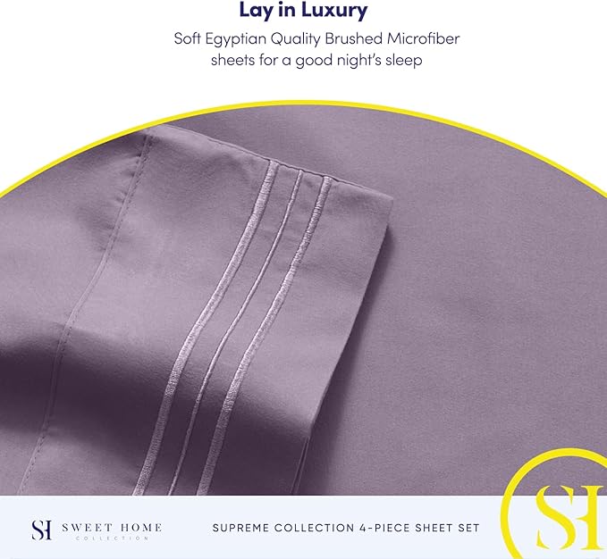 Twin XL Sheets - Breathable Luxury Sheets - 1800 Supreme Collection Extra Soft - Image 6