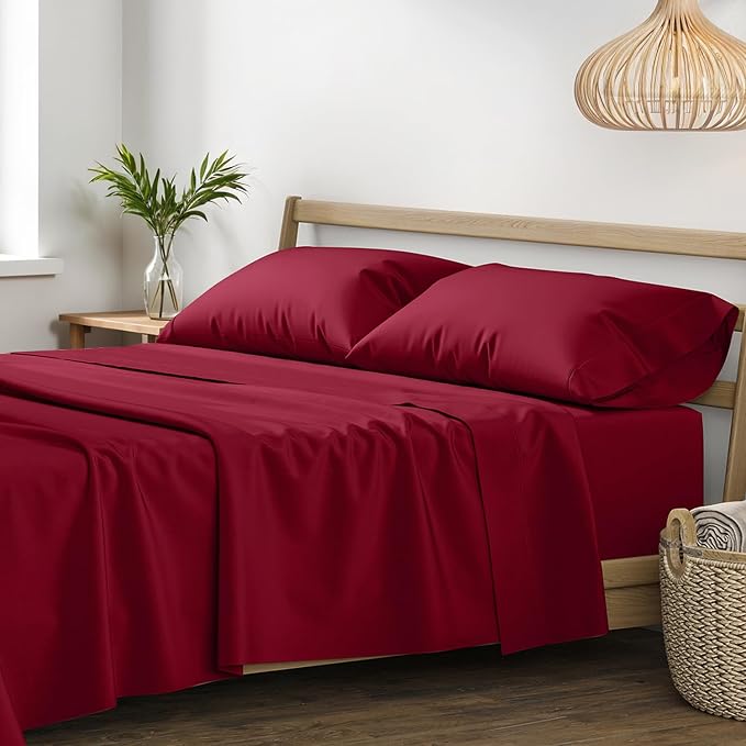XOOX Linen 100% Egyptian Cotton Queen Sheet Set by XOOXLinen
