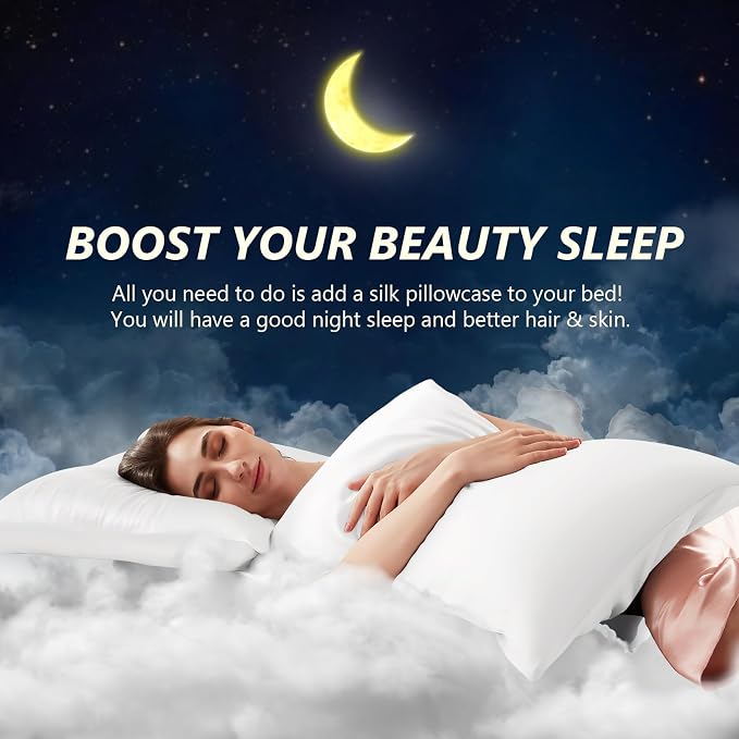 Silk Pillow Cases King Size 100% Mulberry Silk Pillowcase - Image 3