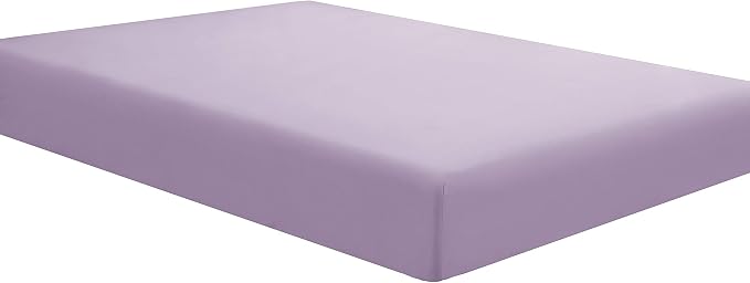 Sfoothome Queen Lavender Fitted Sheet Only, Wrinkle Free by Sfoothome