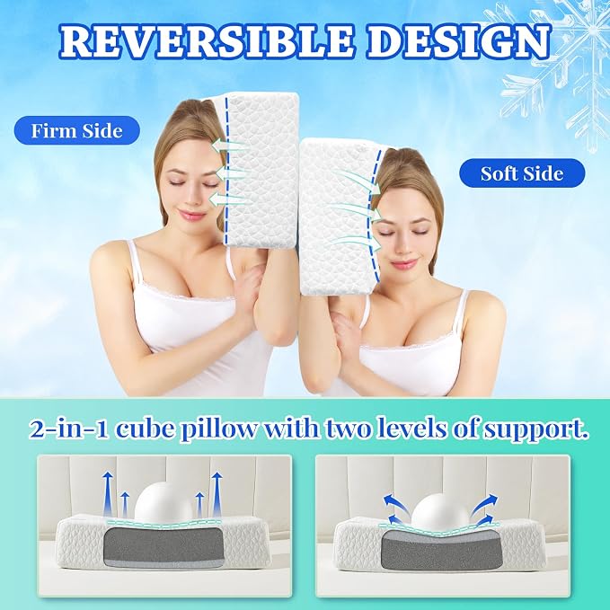 HARBOREST Cooling Cube Pillow - Image 4
