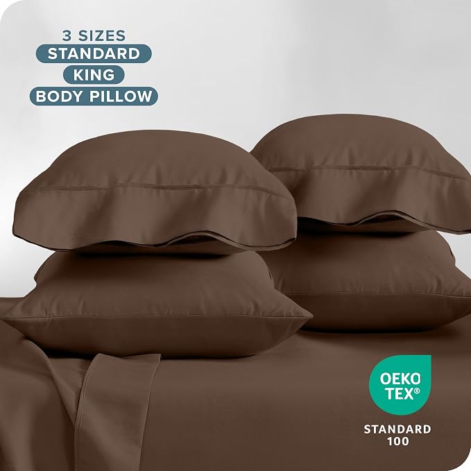 Bare Home Microfiber King Size Pillowcases - Image 6