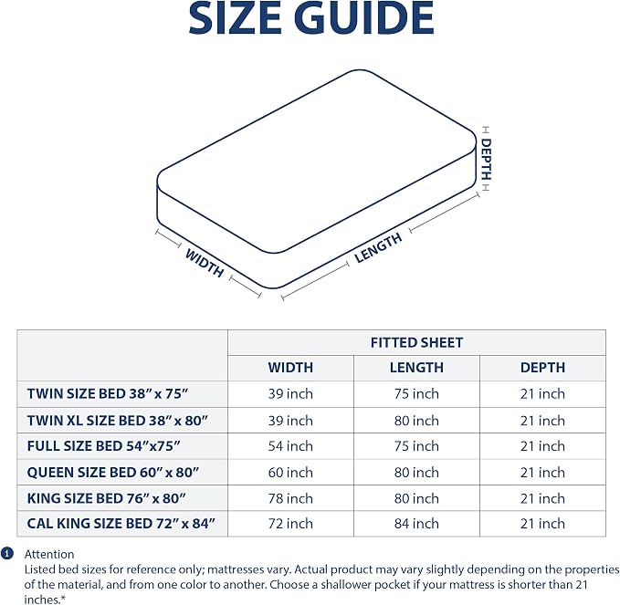 Cathay Home Twin XL Fitted Sheet - Image 6