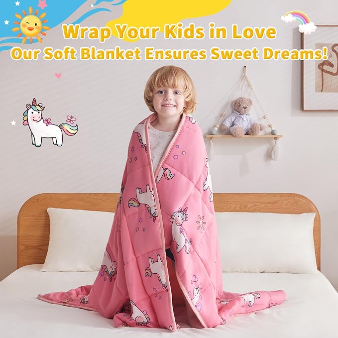 anfie Weighted Blanket Kids Weighted Blanket Cooling Blanket - Image 4