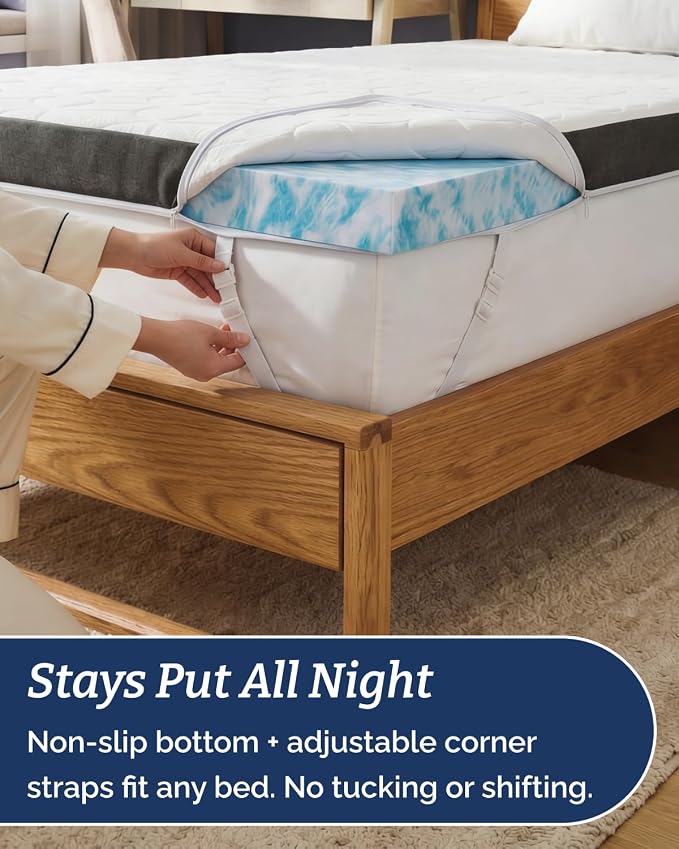 Memory Foam Mattress Topper - Image 6
