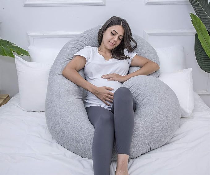1 MIDDLE ONE Pregnancy Pillow, C Shaped Full Body Pillow - Image 6