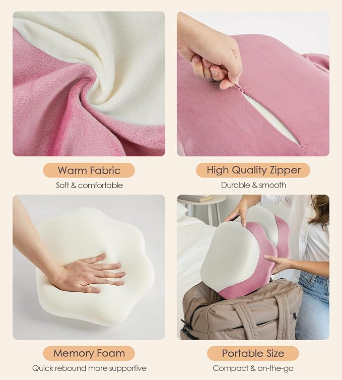 Pregnancy Pillows for Sleeping, Memory Foam Maternity Pillow Support for Back - Image 3