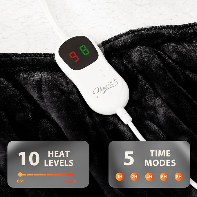 Homemate Electric Heated Blanket Twin - Image 4