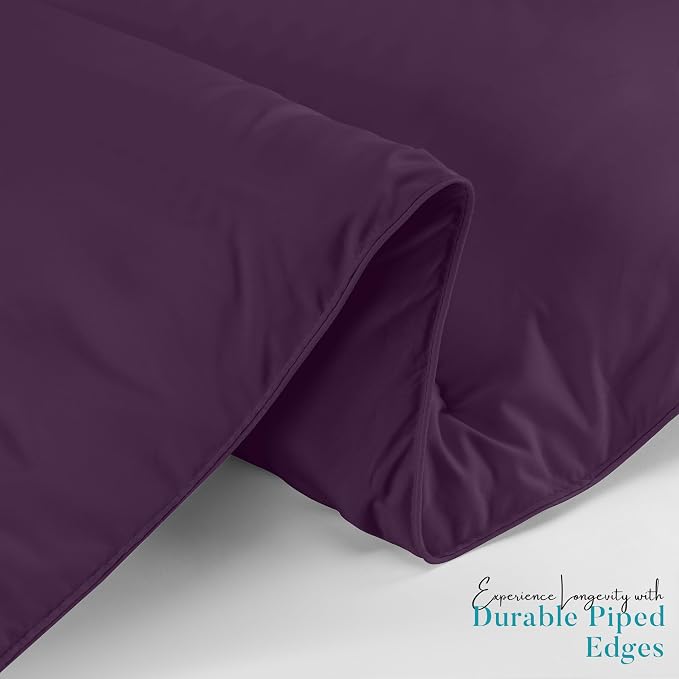 Utopia Bedding Twin Comforter Duvet Insert, Quilted Plum Comforter - Image 5