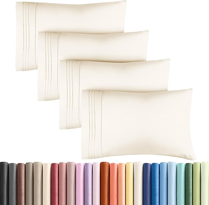 King Pillow Cases Set of 4 by CGKUnlimited