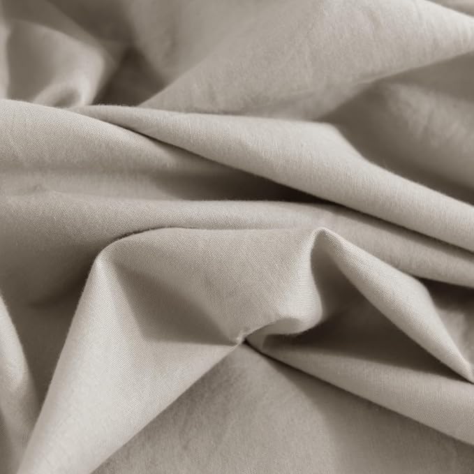 NEXHOME PRO Duvet Cover Queen Size, 100% Washed Cotton Orgnic Linen Like - Image 9