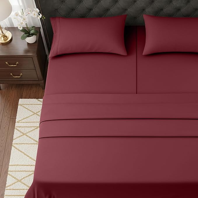 Elegant Comfort Luxurious 1500 Premium Hotel Quality Microfiber Three Line - Image 5