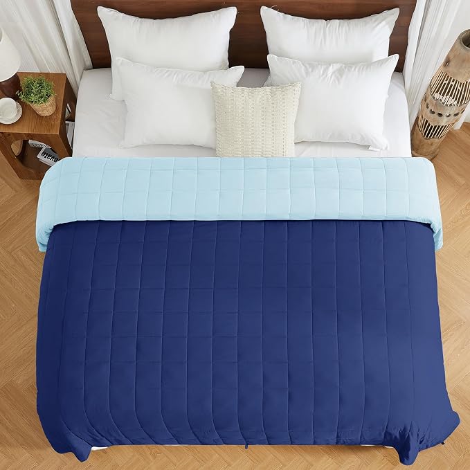 King Size Weighted Blanket for Adults Cooling Heavy Blanket for Sleeping - Image 8