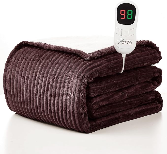 Homemate Heated Blanket Electric Throw by Homemate