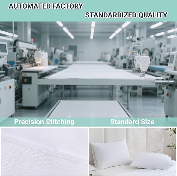 ZPECC Pillow Cases Queen Size Set of 12, 20x30 Envelope Closure Pillowcases - Image 4